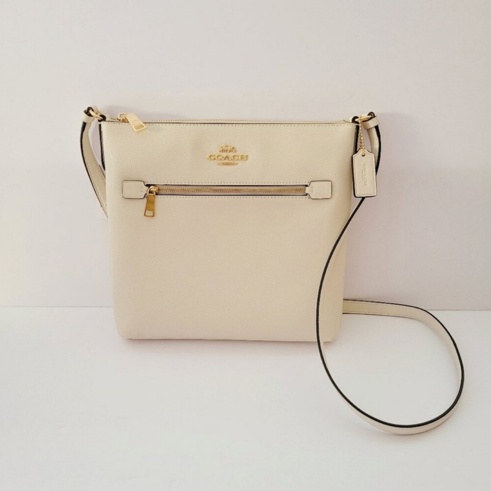 Coach Rowan File BagValue: $298 cream off white NWT